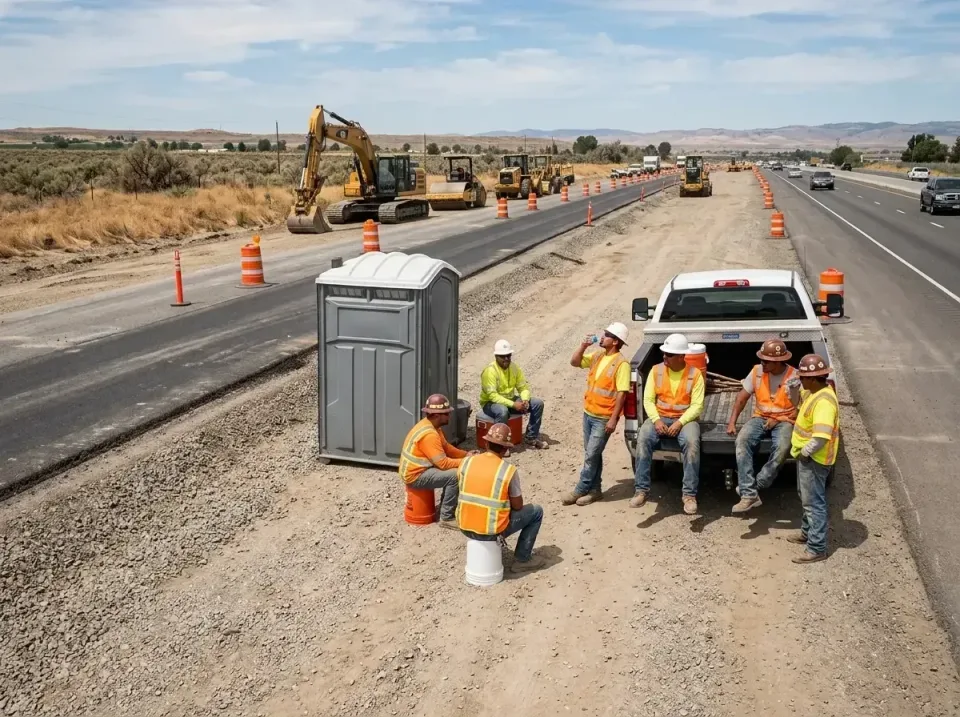 highway-road-construction-crew-007 — frequently asked questions, Porta Potty and Restroom Rentals in Snowmass Village, CO